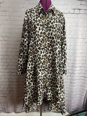 Step in style size 2X leopard print dress